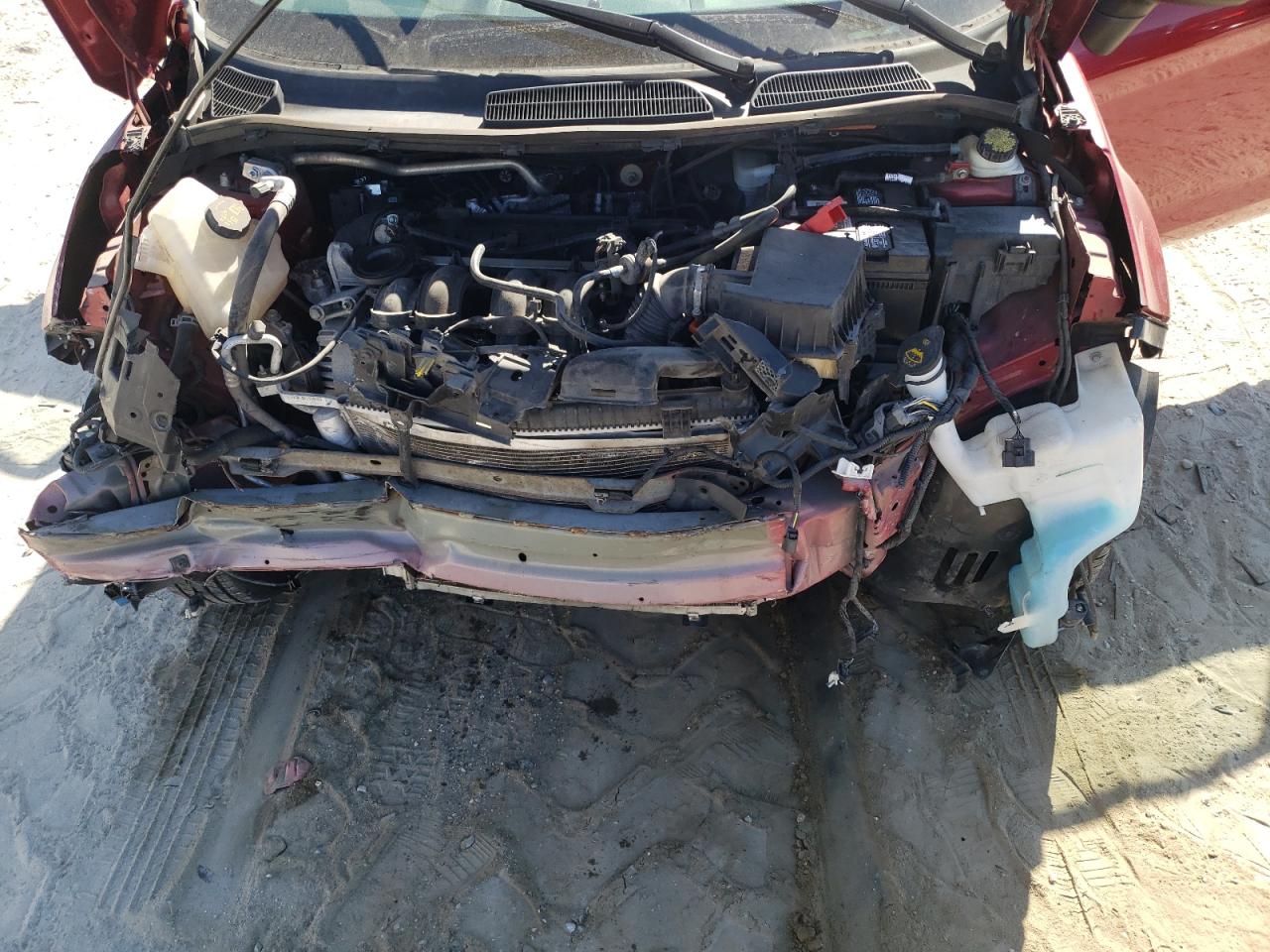 2016 Ford Fiesta VIN 3FADP4EJ3GM173482 Copart auction photo, front end damage thumbnail 12
