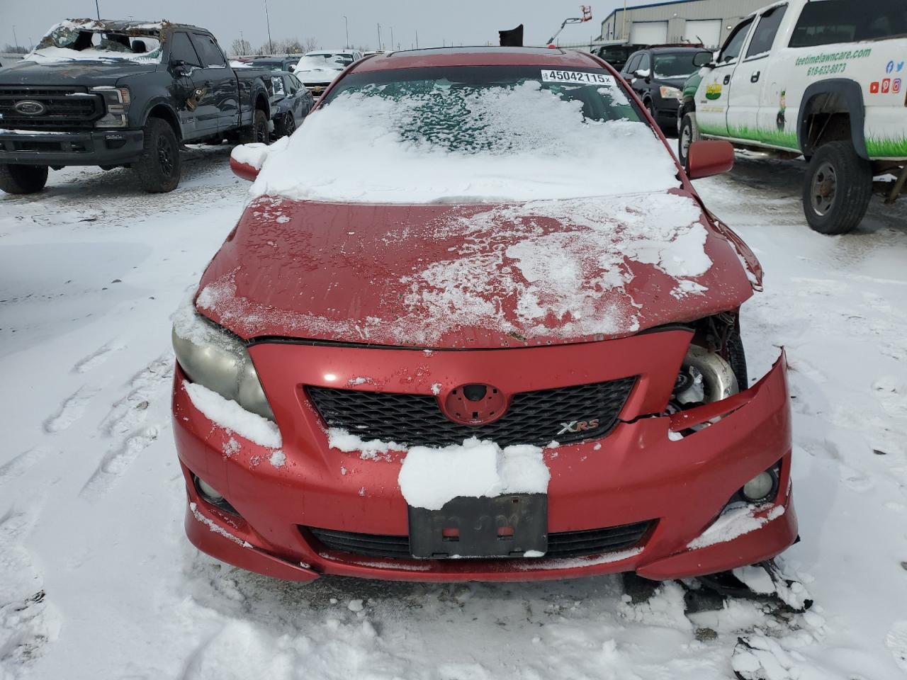 2009 Toyota Corolla VIN 1NXBE40E59Z102022 Copart auction photo, front end damage thumbnail 5