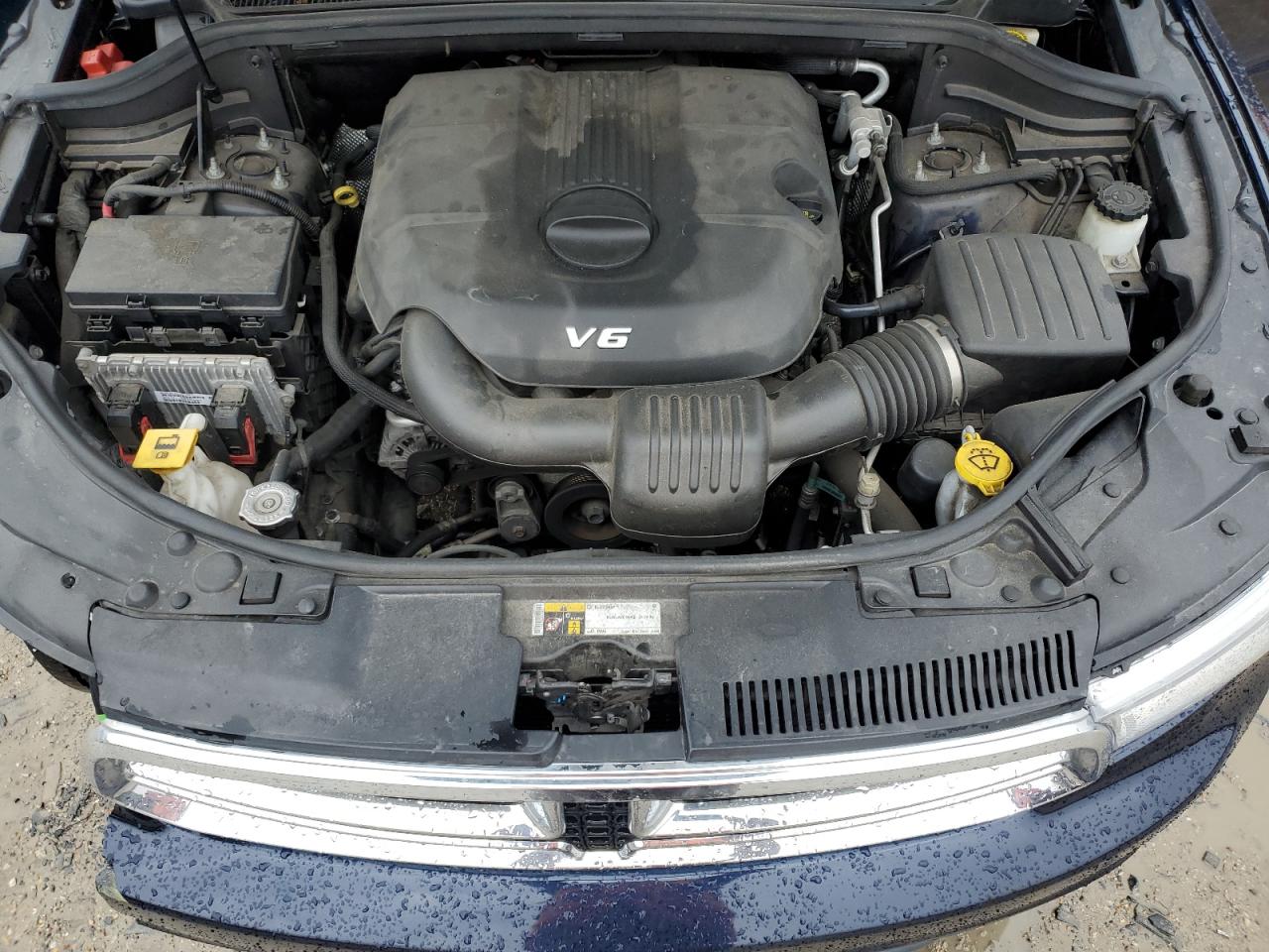 2015 Dodge Durango VIN 1C4RDHDG3FC232410 Copart auction photo, front end / side damage thumbnail 12