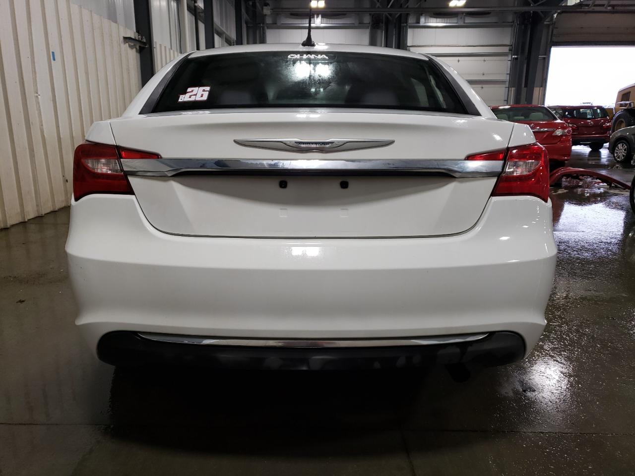 2013 Chrysler 200 VIN 1C3CCBAB5DN641836 Copart auction photo, side / front end damage thumbnail 6
