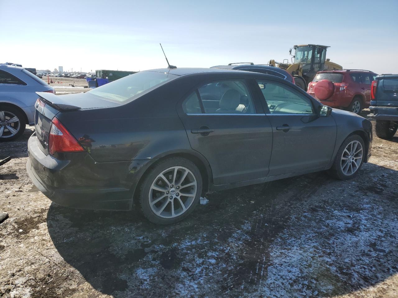 2010 Ford Fusion VIN 3FAHP0JG1AR173351 Copart auction photo, side / rear end damage thumbnail 3