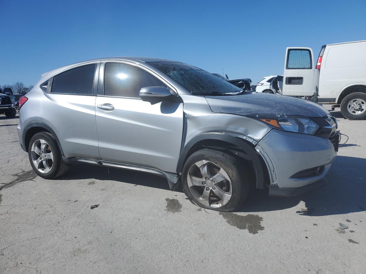 2017 Honda HR-V VIN 3CZRU5H53HM702342 Copart auction photo, front end damage thumbnail 4