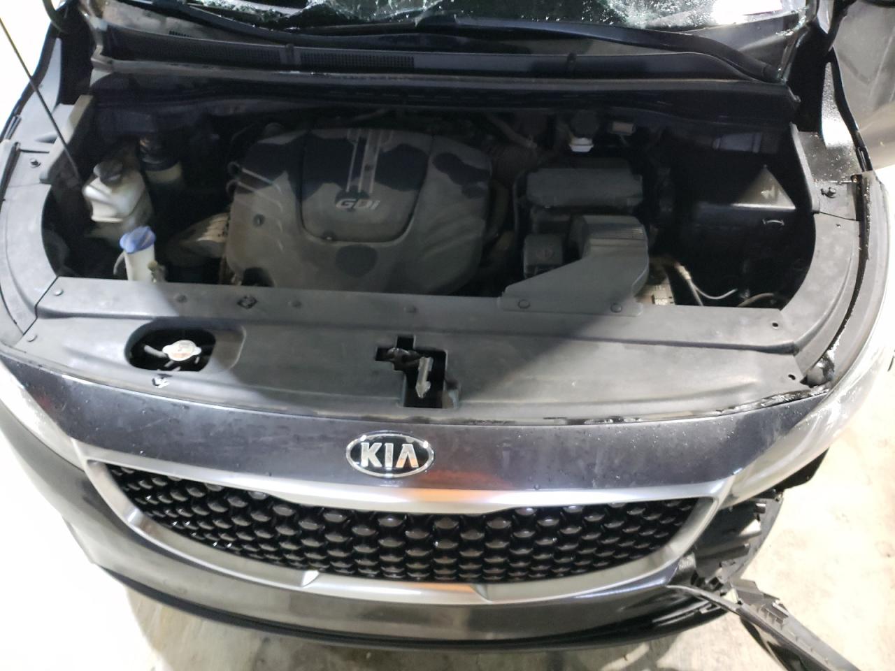 2016 KIA Sedona VIN KNDMB5C16G6166737 Copart auction photo, rollover damage thumbnail 13