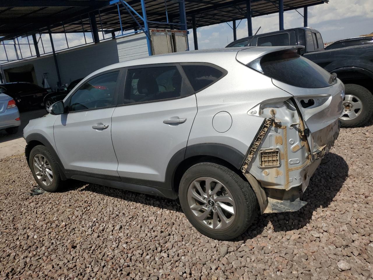 2018 Hyundai Tucson VIN KM8J2CA47JU778948 Copart auction photo, all over damage thumbnail 2