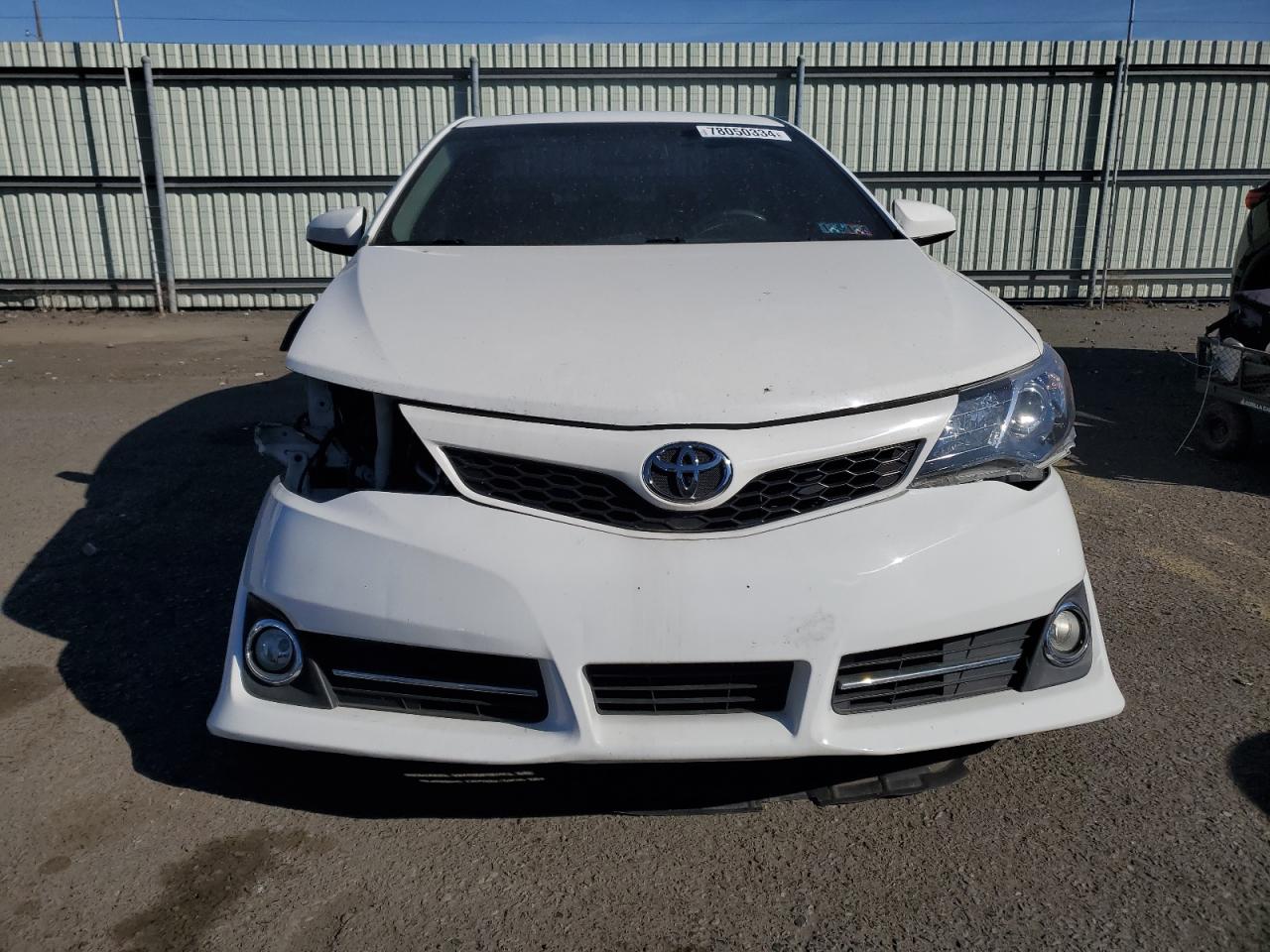2012 Toyota Camry VIN 4T1BK1FKXCU507725 Copart auction photo, front end / side damage thumbnail 5