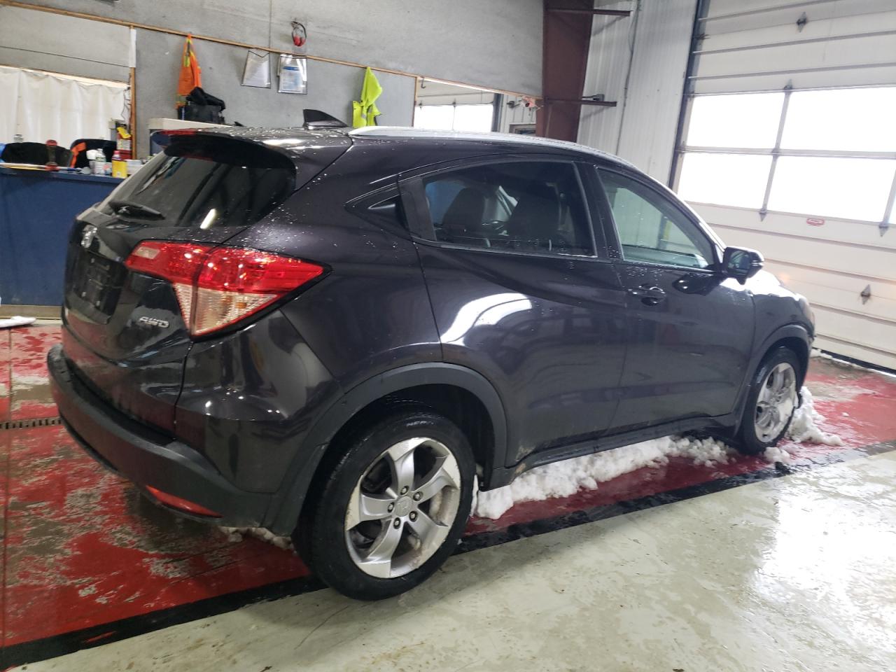 2017 Honda HR-V VIN 3CZRU6H79HM705480 Copart auction photo, side damage thumbnail 3