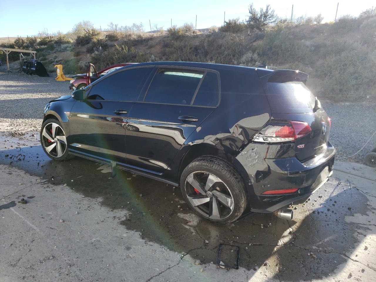 2021 Volkswagen GTI VIN 3VW6T7AU2MM009908 Copart auction photo, front end / side damage thumbnail 2