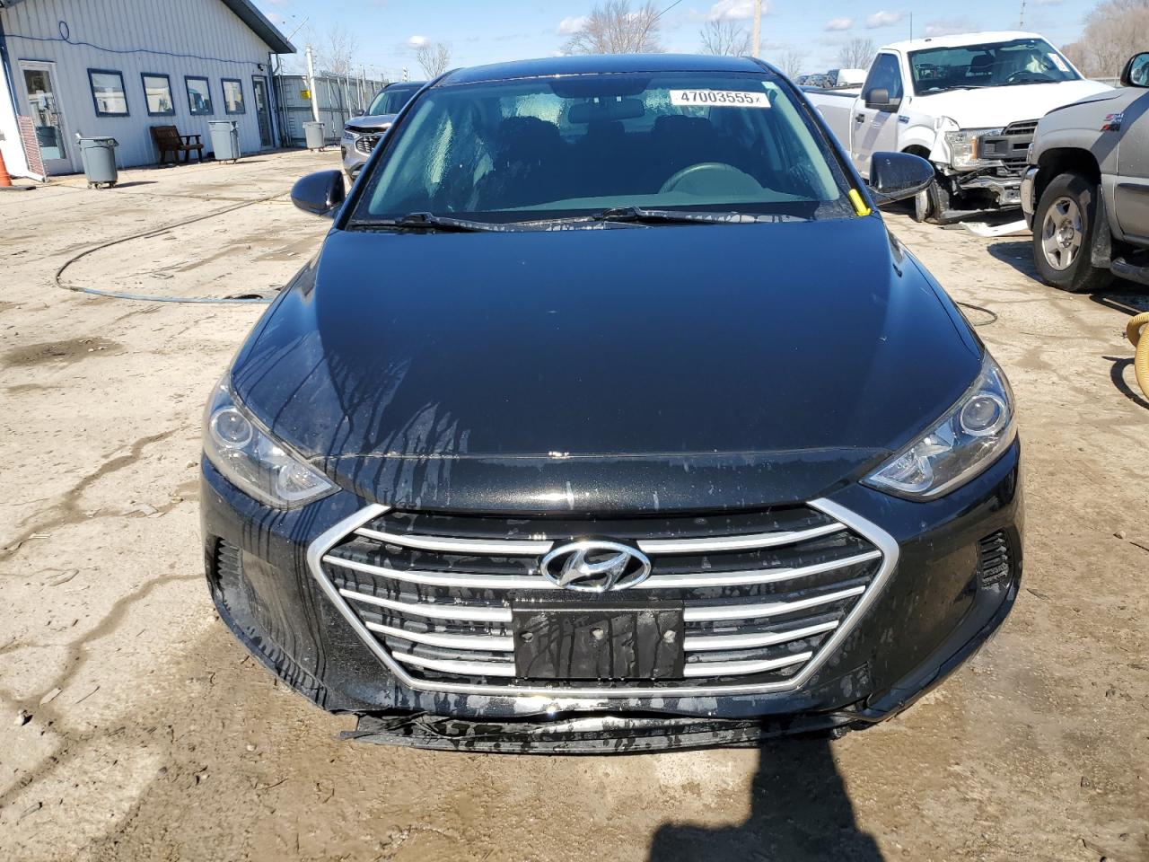 2018 Hyundai Elantra VIN 5NPD84LF5JH330805 Copart auction photo, front end / undercarriage damage thumbnail 5