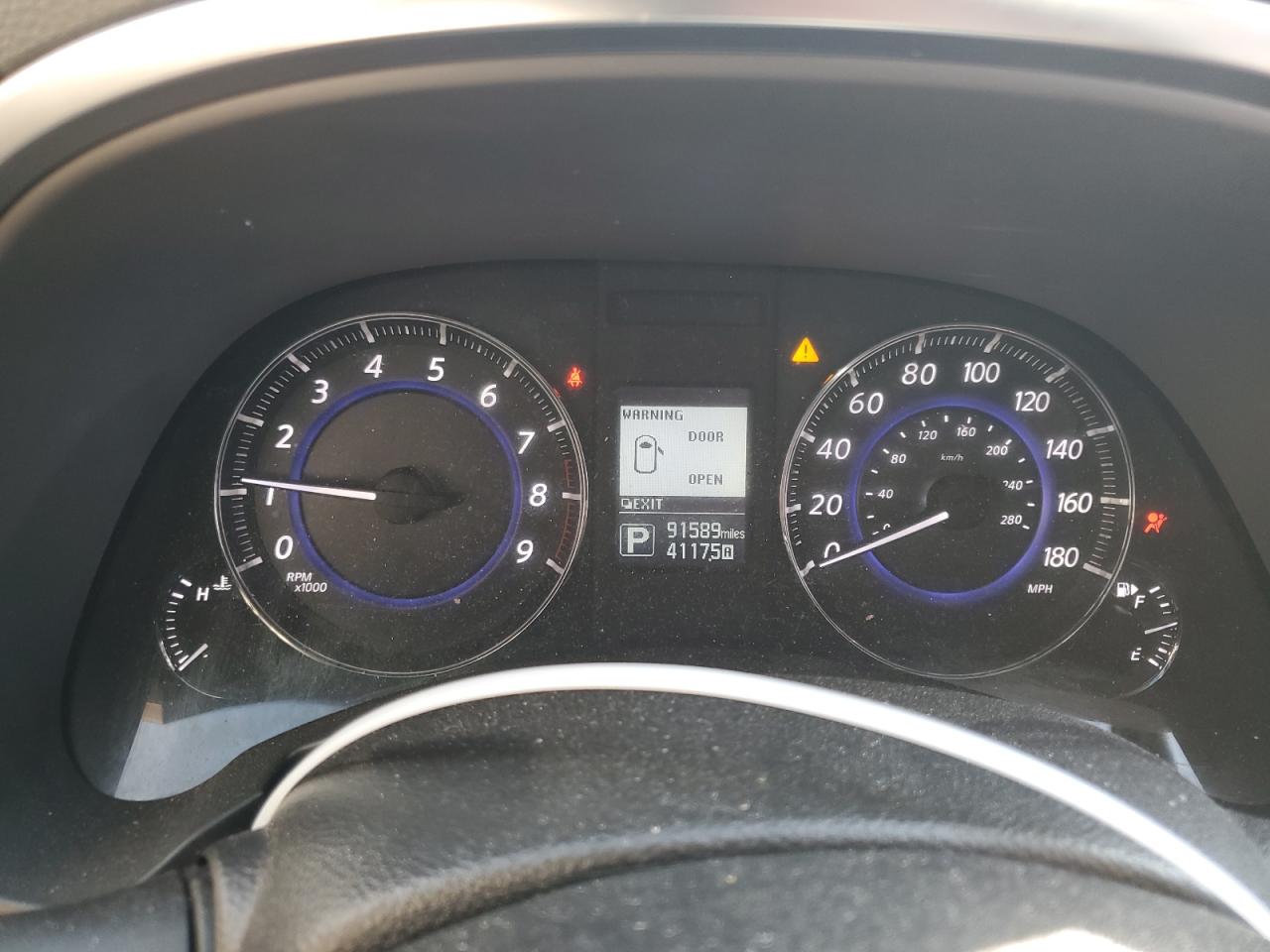 2017 Infiniti QX70 VIN JN8CS1MW6HM414503 Copart auction photo, side damage thumbnail 9