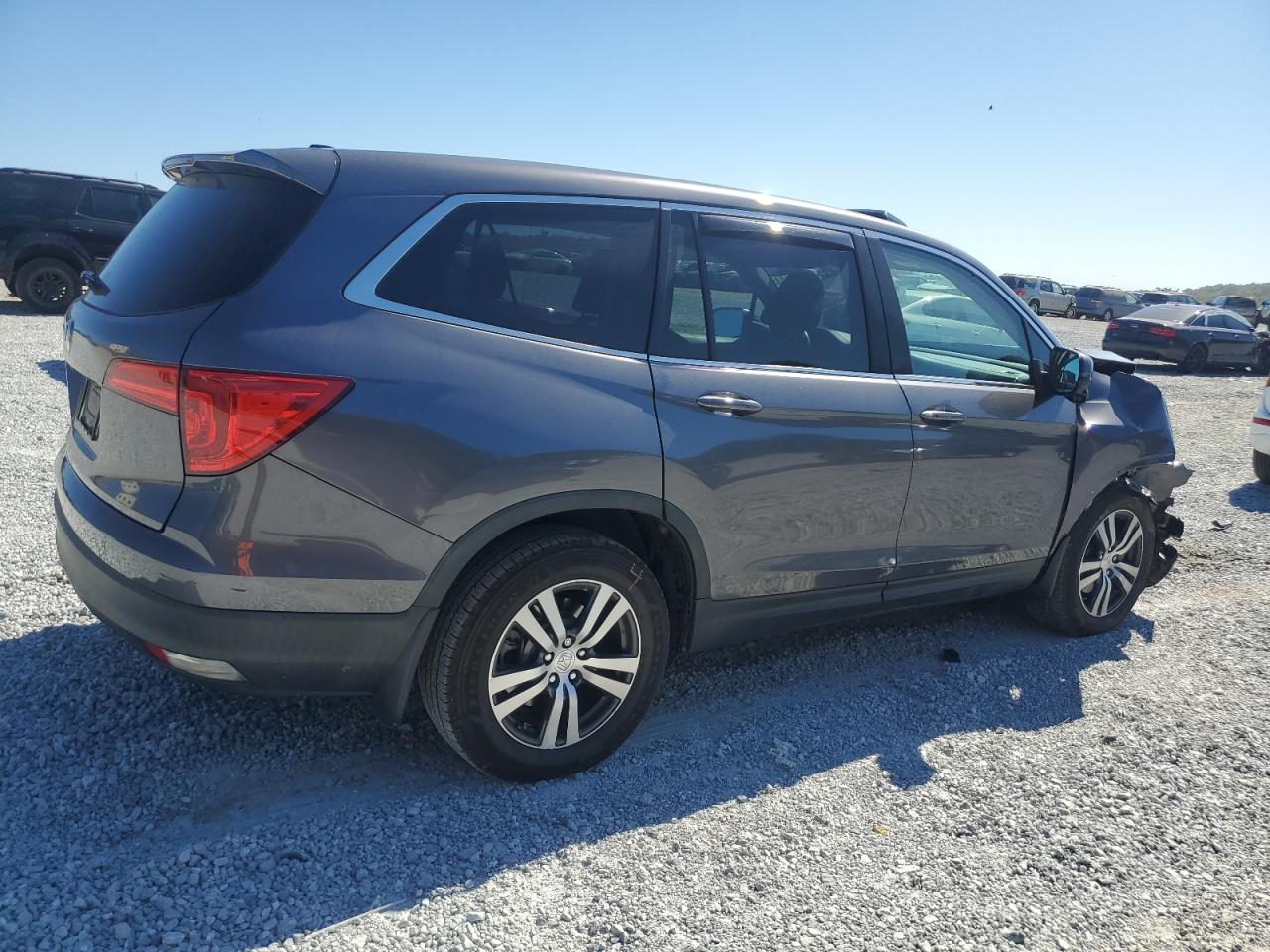 2018 Honda Pilot VIN 5FNYF5H54JB031205 Copart auction photo, front end damage thumbnail 3