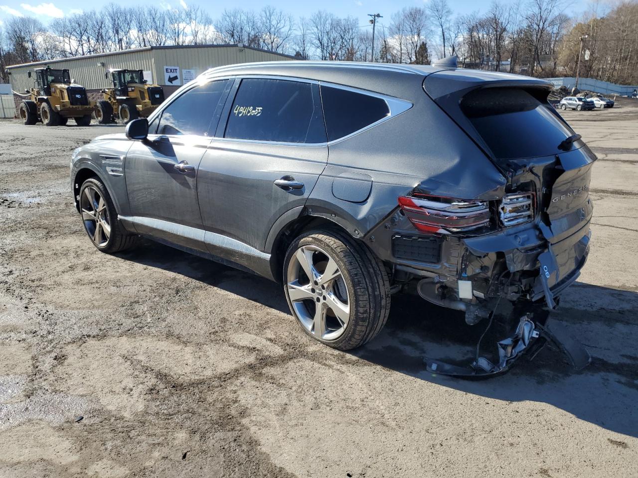 2023 Genesis Gv80 VIN KMUHBDSB5PU120430 Copart auction photo, rear end / front end damage thumbnail 2