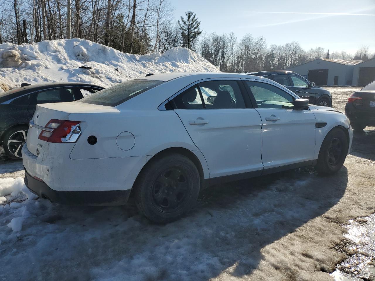 2016 Ford Taurus VIN 1FAHP2MK6GG114596 Copart auction photo, front end / side damage thumbnail 3