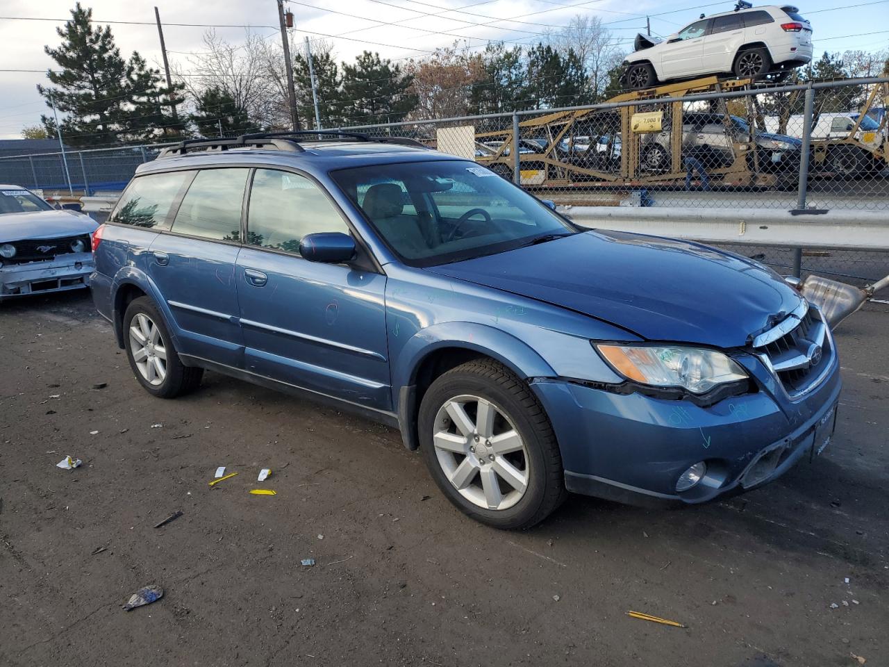 2008 Subaru Outback VIN 4S4BP62C587364055 Copart auction photo, all over damage thumbnail 4