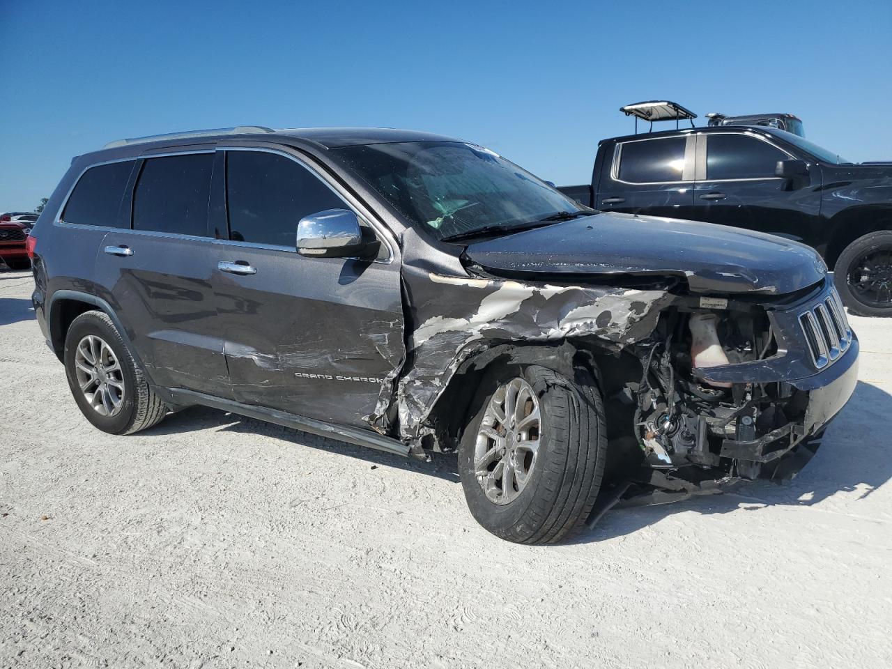 2015 Jeep Grand Cherokee VIN 1C4RJEBG6FC109016 Copart auction photo, all over damage thumbnail 4