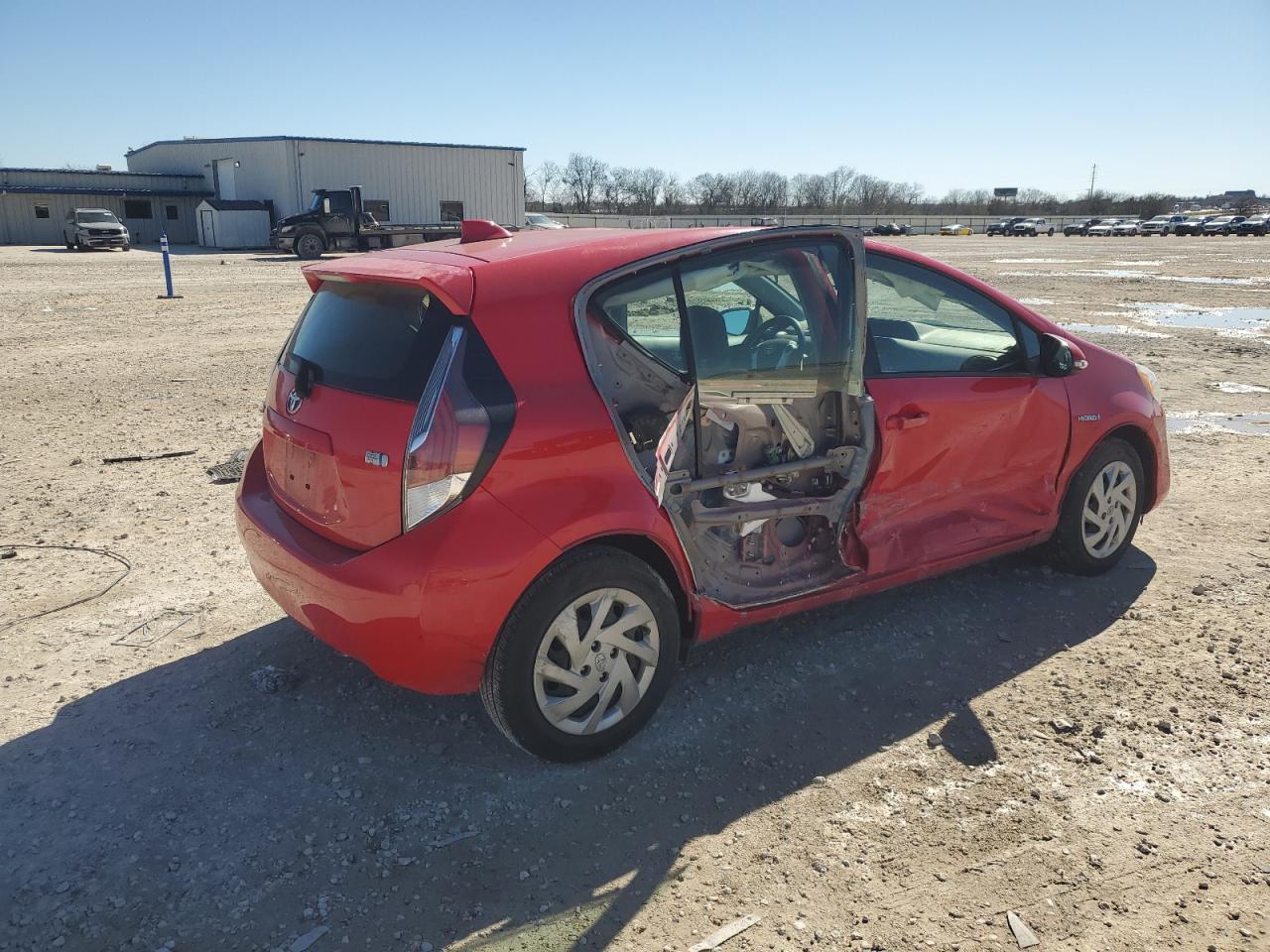 2015 Toyota Prius VIN JTDKDTB3XF1583136 Copart auction photo, side / minor dent/scratches damage thumbnail 3