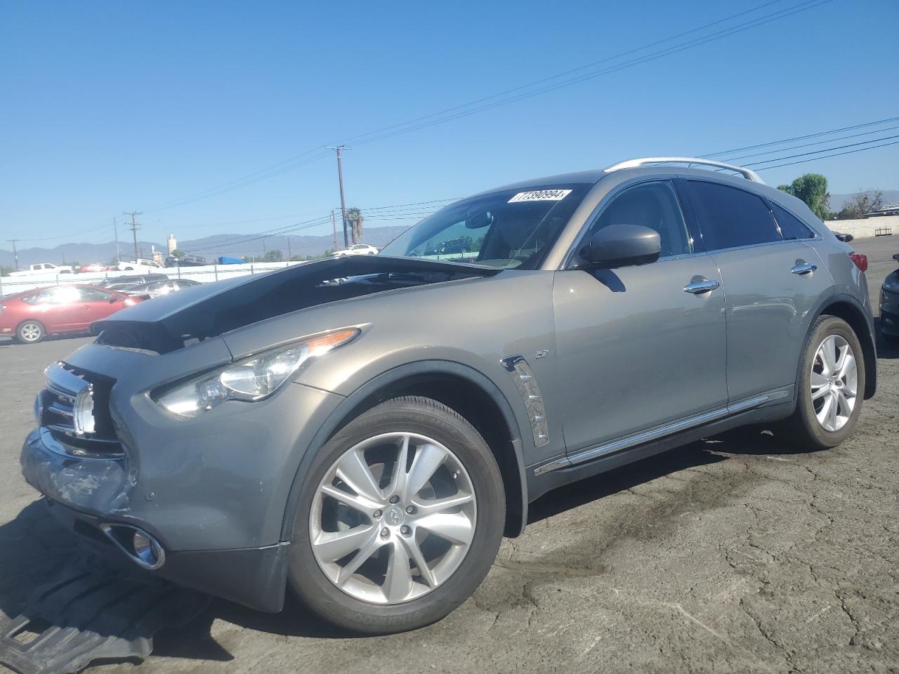 2016 Infiniti QX70 VIN JN8CS1MU1GM671646