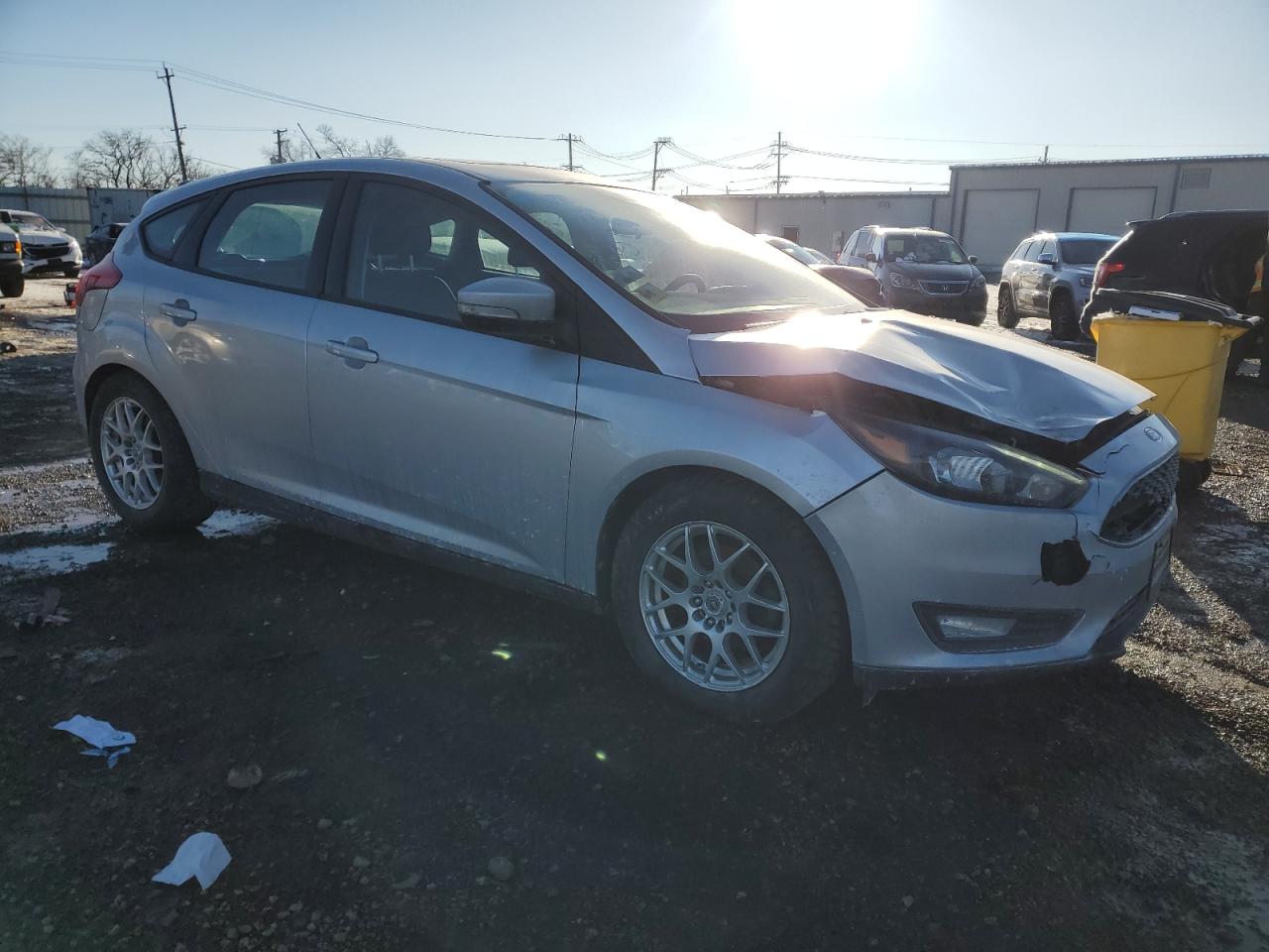 2018 Ford Focus VIN 1FADP3M20JL215460 Copart auction photo, front end / minor dent/scratches damage thumbnail 4