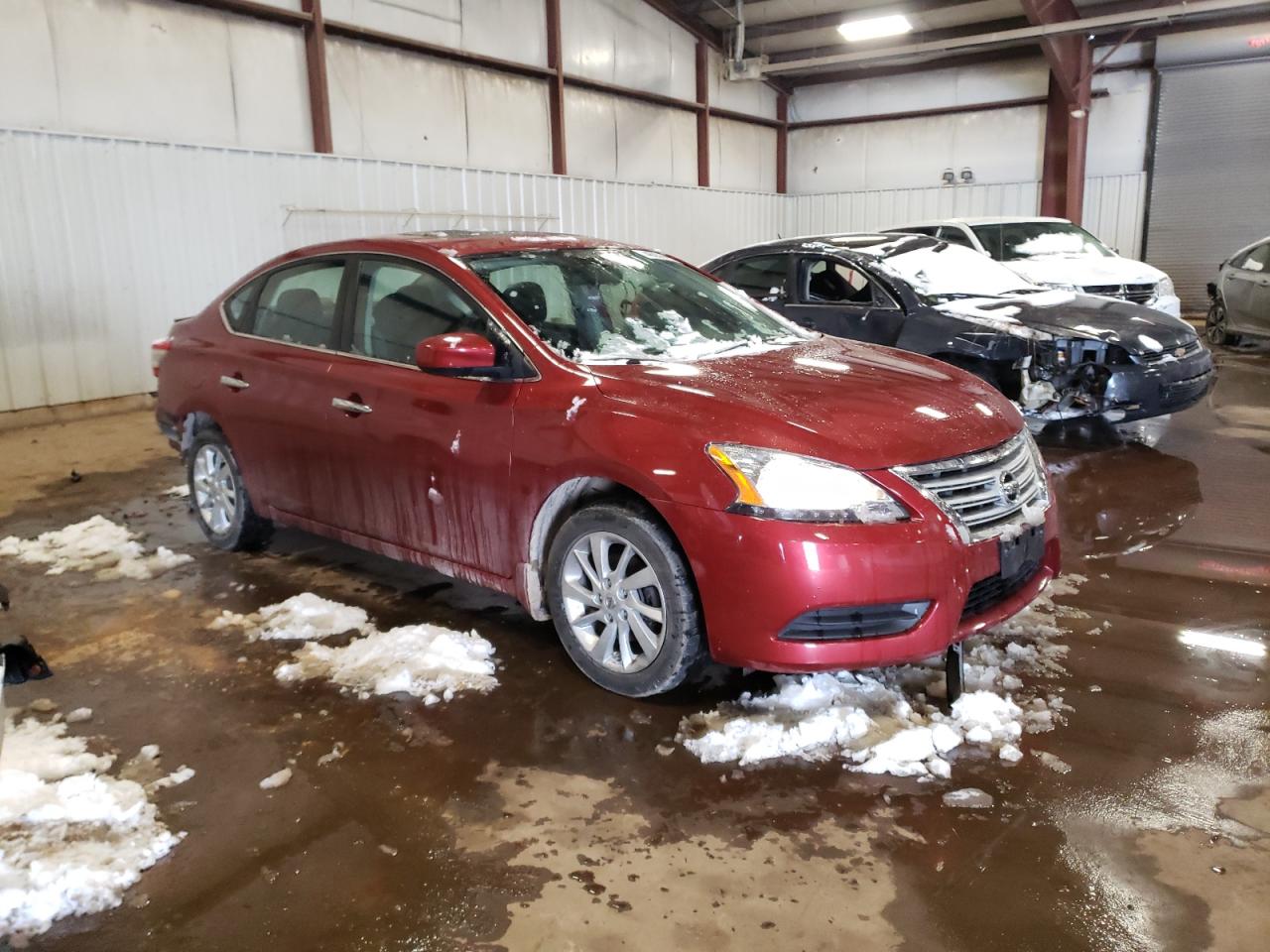 2015 Nissan Sentra VIN 3N1AB7AP1FY286882 Copart auction photo, rear end / mechanical damage thumbnail 4
