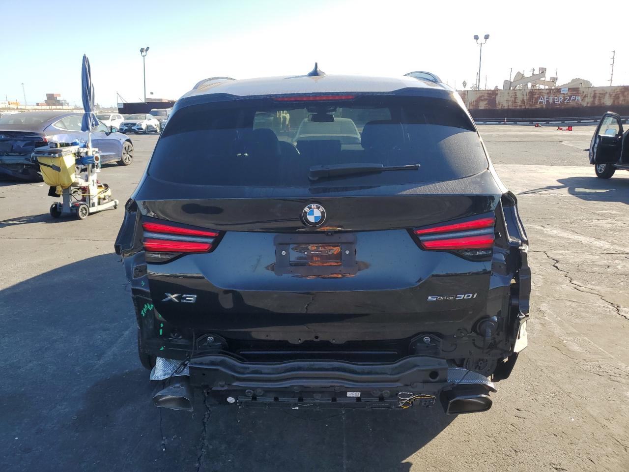 2024 BMW X3 VIN WBX47DP00RN277437 Copart auction photo, rear end damage thumbnail 6