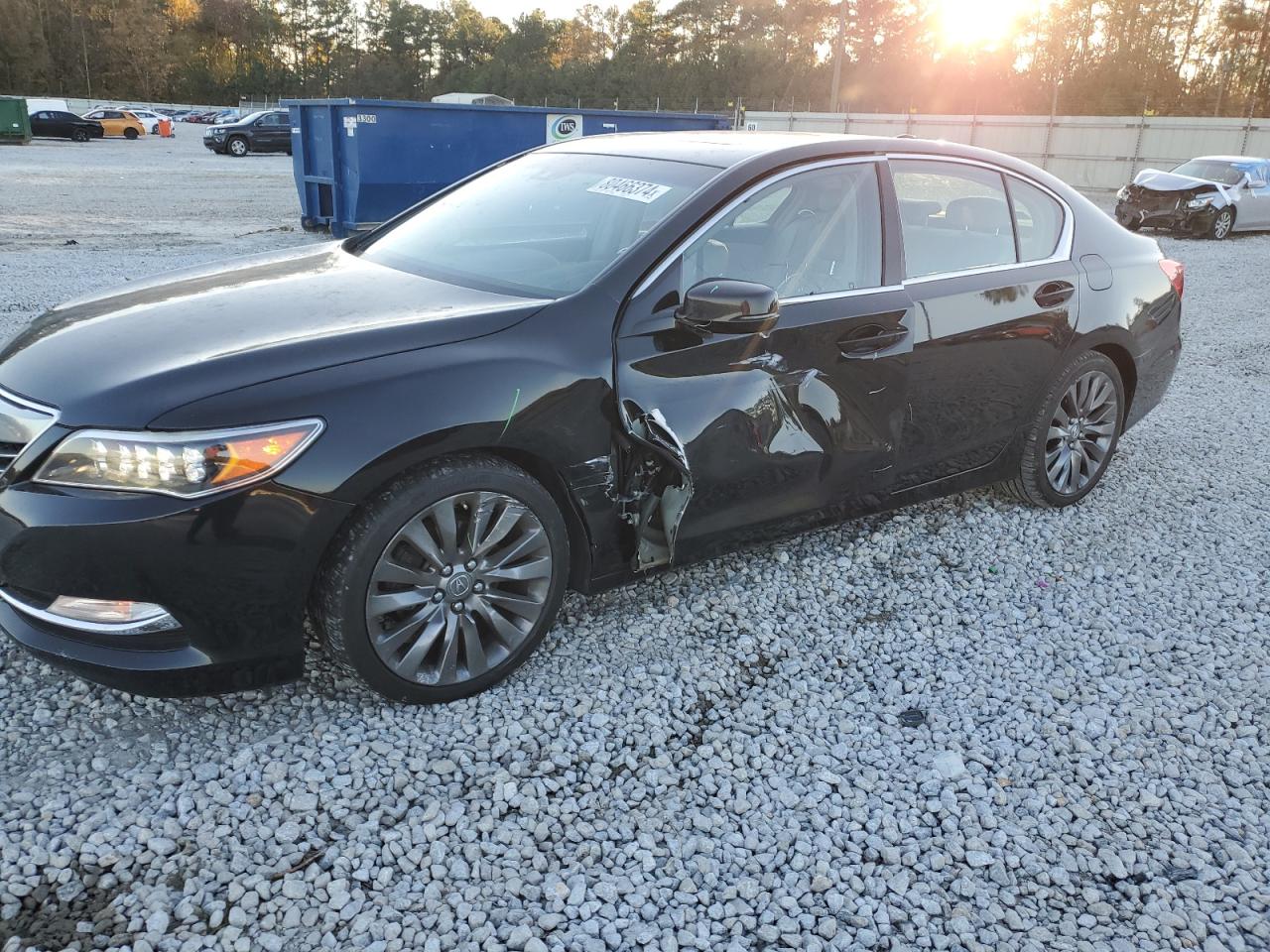 2016 Acura RLX VIN JH4KC1F56GC000889 - Copart auction photo