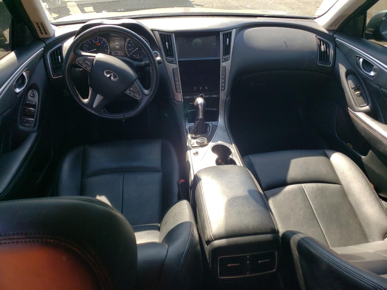 2014 Infiniti Q50 VIN JN1BV7AP2EM690688 Copart auction photo, vandalism damage thumbnail 8