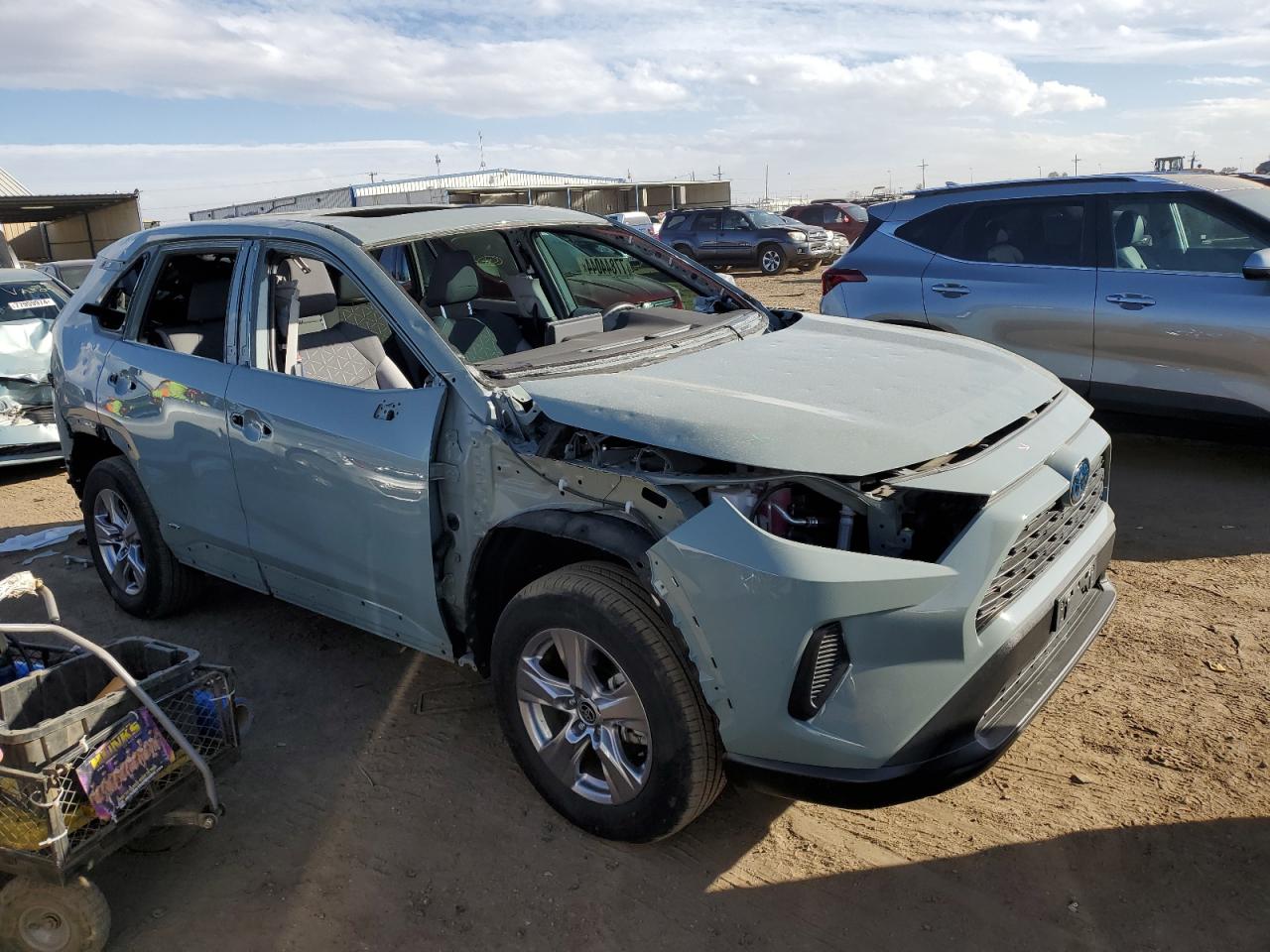 2022 Toyota RAV 4 VIN 2T3RWRFV8NW139826 Copart auction photo, unknown damage thumbnail 4