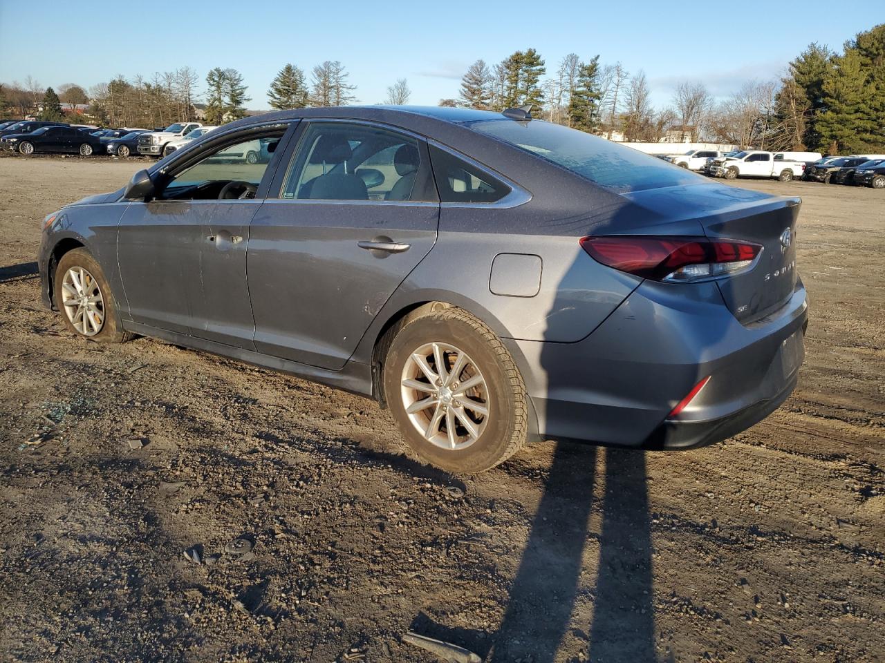2019 Hyundai Sonata VIN 5NPE24AF7KH806014 Copart auction photo, vandalism / front end damage thumbnail 2