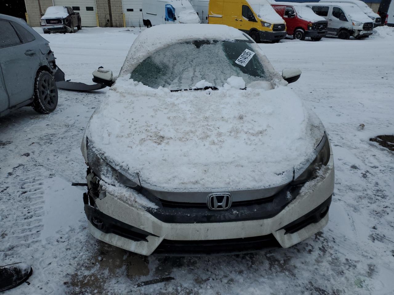 2016 Honda Civic VIN 19XFC1F7XGE021421 Copart auction photo, front end damage thumbnail 5