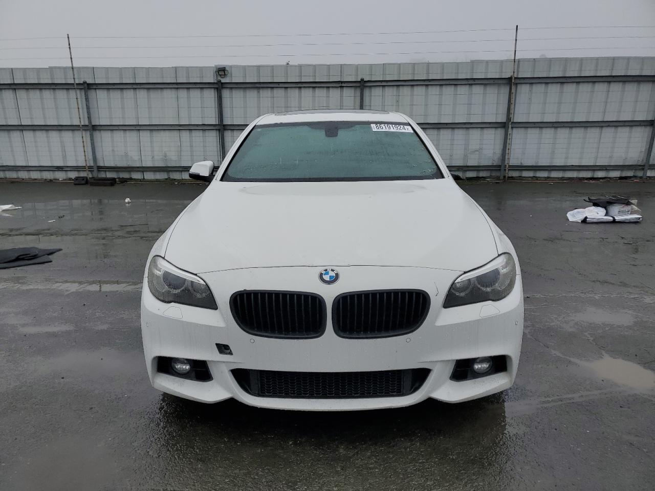 2014 BMW 5er VIN WBAXA5C58ED690187 Copart auction photo, all over damage thumbnail 5