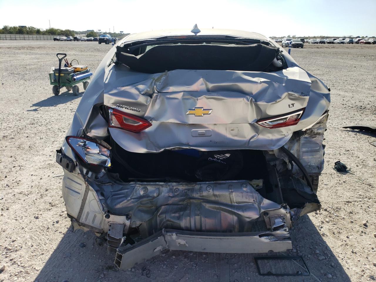 2017 Chevrolet Malibu VIN 1G1ZE5ST8HF196025 Copart auction photo, rear end damage thumbnail 6