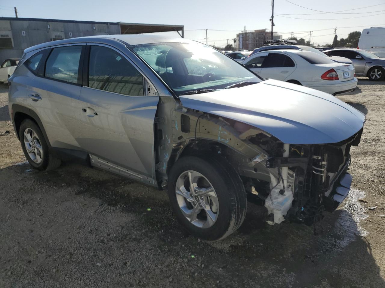 2024 Hyundai Tucson VIN 5NMJA3DE7RH393243 Copart auction photo, front end damage thumbnail 4