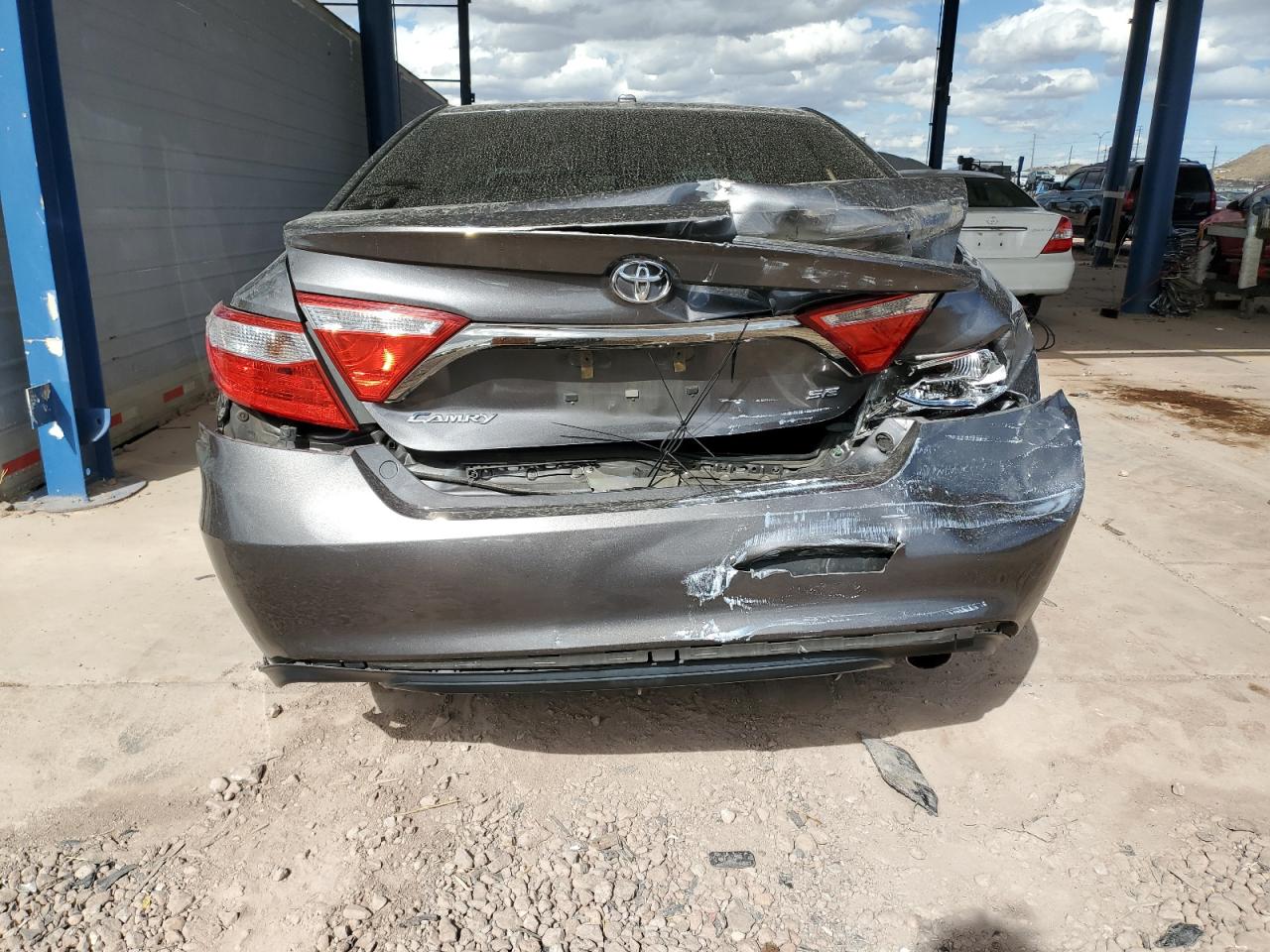 2016 Toyota Camry VIN 4T1BF1FK6GU522183 Copart auction photo, rear end / front end damage thumbnail 6
