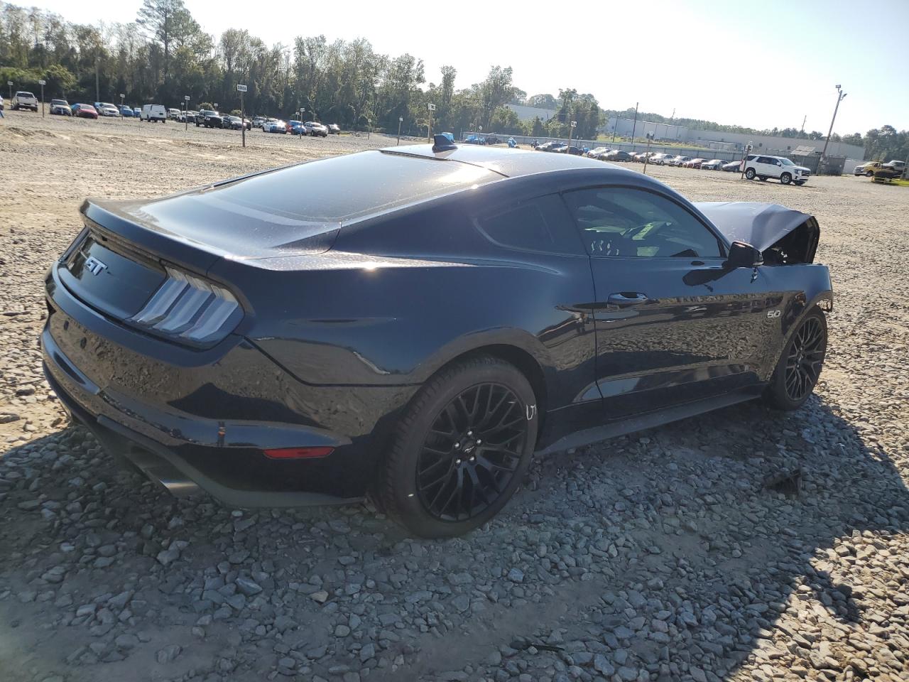 2021 Ford Mustang VIN 1FA6P8CF0M5134669 Copart auction photo, front end damage thumbnail 3