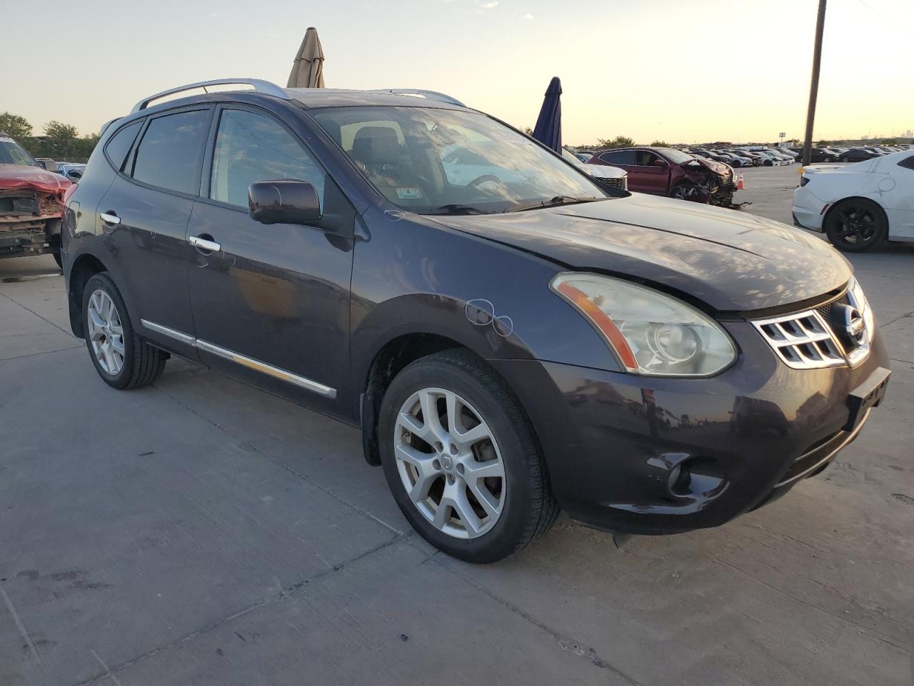 2013 Nissan Rogue VIN JN8AS5MV1DW129468 Copart auction photo, rear end / minor dent/scratches damage thumbnail 4