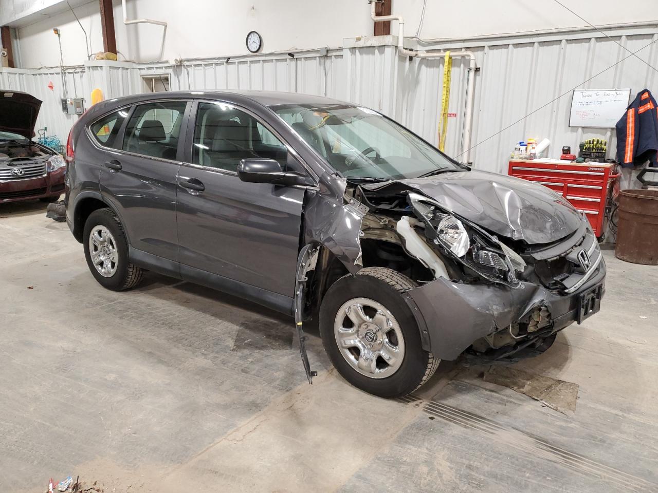2013 Honda CR-V VIN 2HKRM4H37DH671028 Copart auction photo, front end damage thumbnail 4