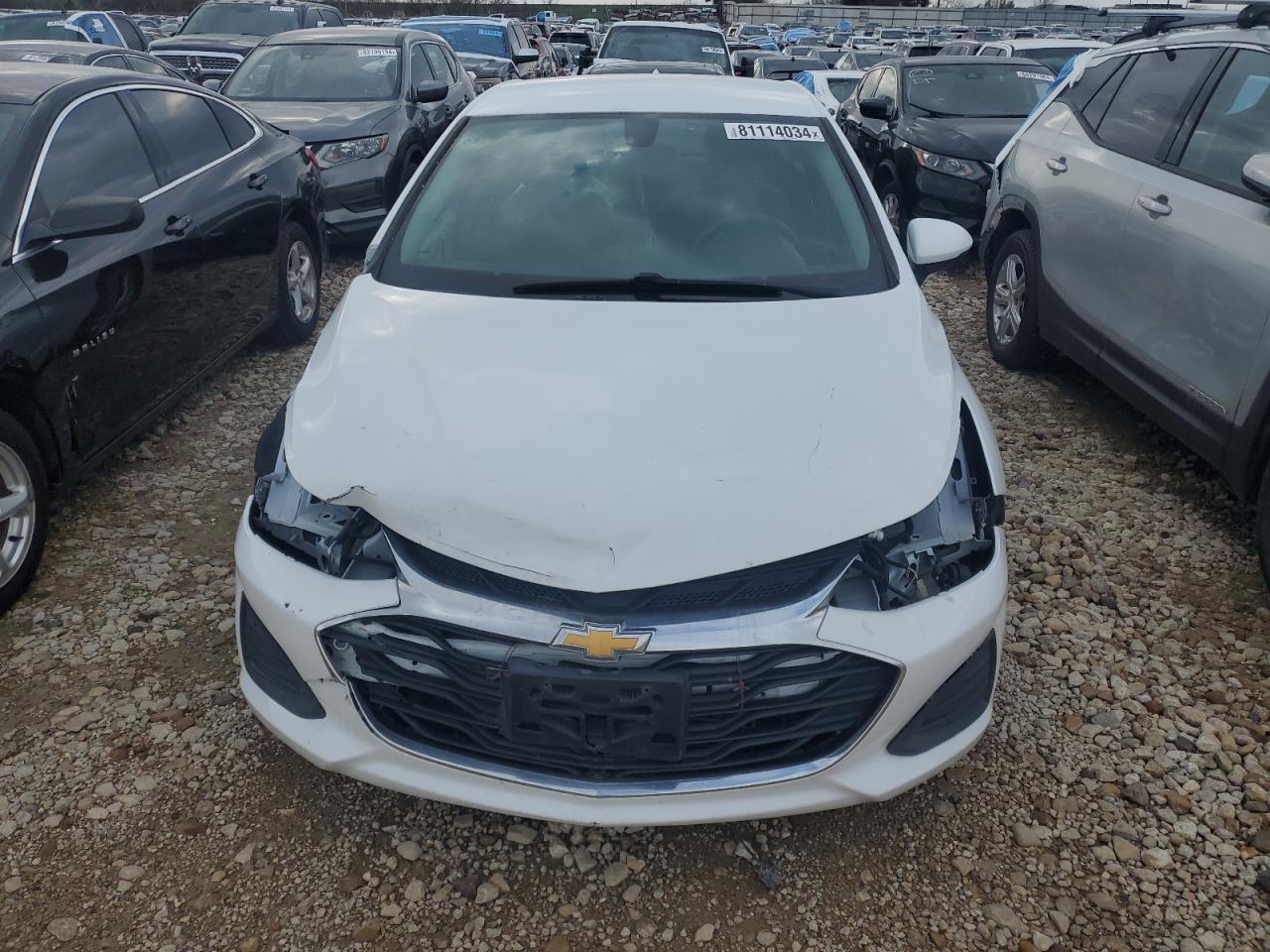2019 Chevrolet Cruze VIN 1G1BE5SM3K7115587 Copart auction photo, front end / side damage thumbnail 5
