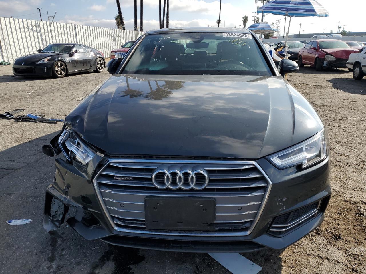 2018 Audi A4 VIN WAUENAF48JA190792 Copart auction photo, front end damage thumbnail 5