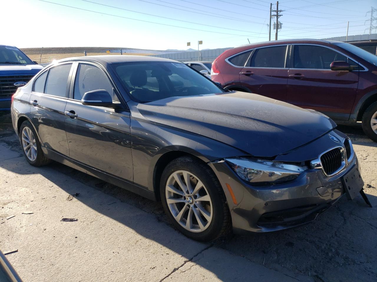 2016 BMW 3er VIN WBA8A3C51GK551509 Copart auction photo, front end / rear end damage thumbnail 4