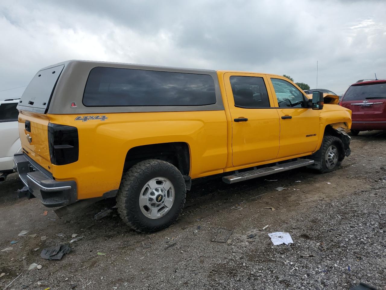 2015 Chevrolet Silverado VIN 1GC1KVEG5FF628885 Copart auction photo, all over / undercarriage damage thumbnail 3