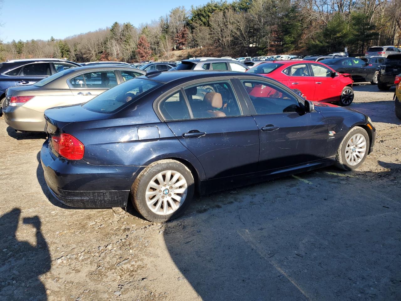 2009 BMW 3er VIN WBAPK53519A512870 Copart auction photo, mechanical / vandalism damage thumbnail 3