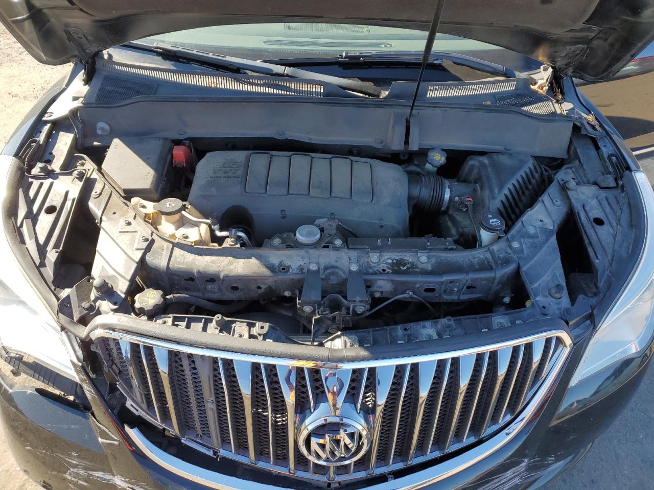 2013 Buick Enclave VIN 5GAKRDKD8DJ245619 Copart auction photo, front end damage thumbnail 12