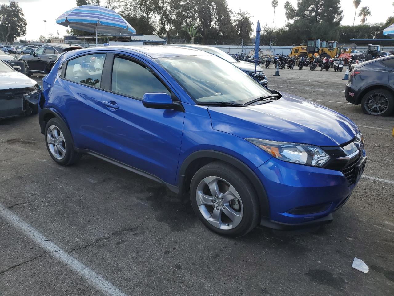 2018 Honda HR-V VIN 3CZRU5H33JM717623 Copart auction photo, rear end damage thumbnail 4