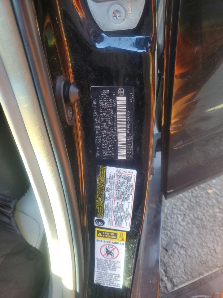 2007 Toyota Camry VIN 4T1BE46KX7U176353 Copart auction photo, rear end damage thumbnail 12