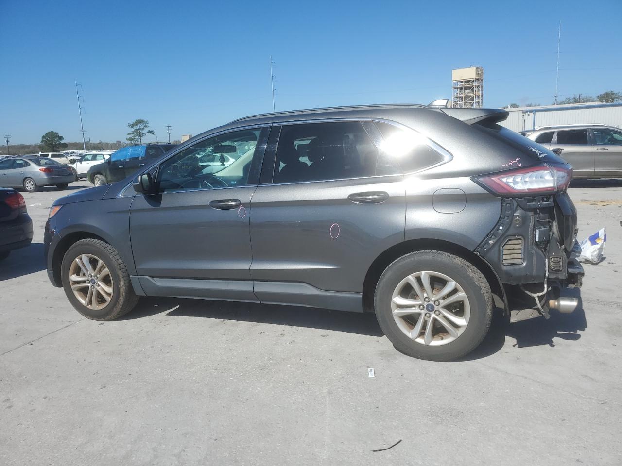 2017 Ford Edge VIN 2FMPK3J85HBC15541 Copart auction photo, rear end damage thumbnail 2