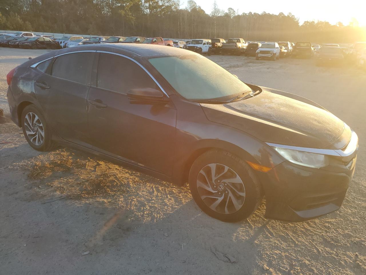 2017 Honda Civic VIN 2HGFC2F7XHH577466 Copart auction photo, side damage thumbnail 4
