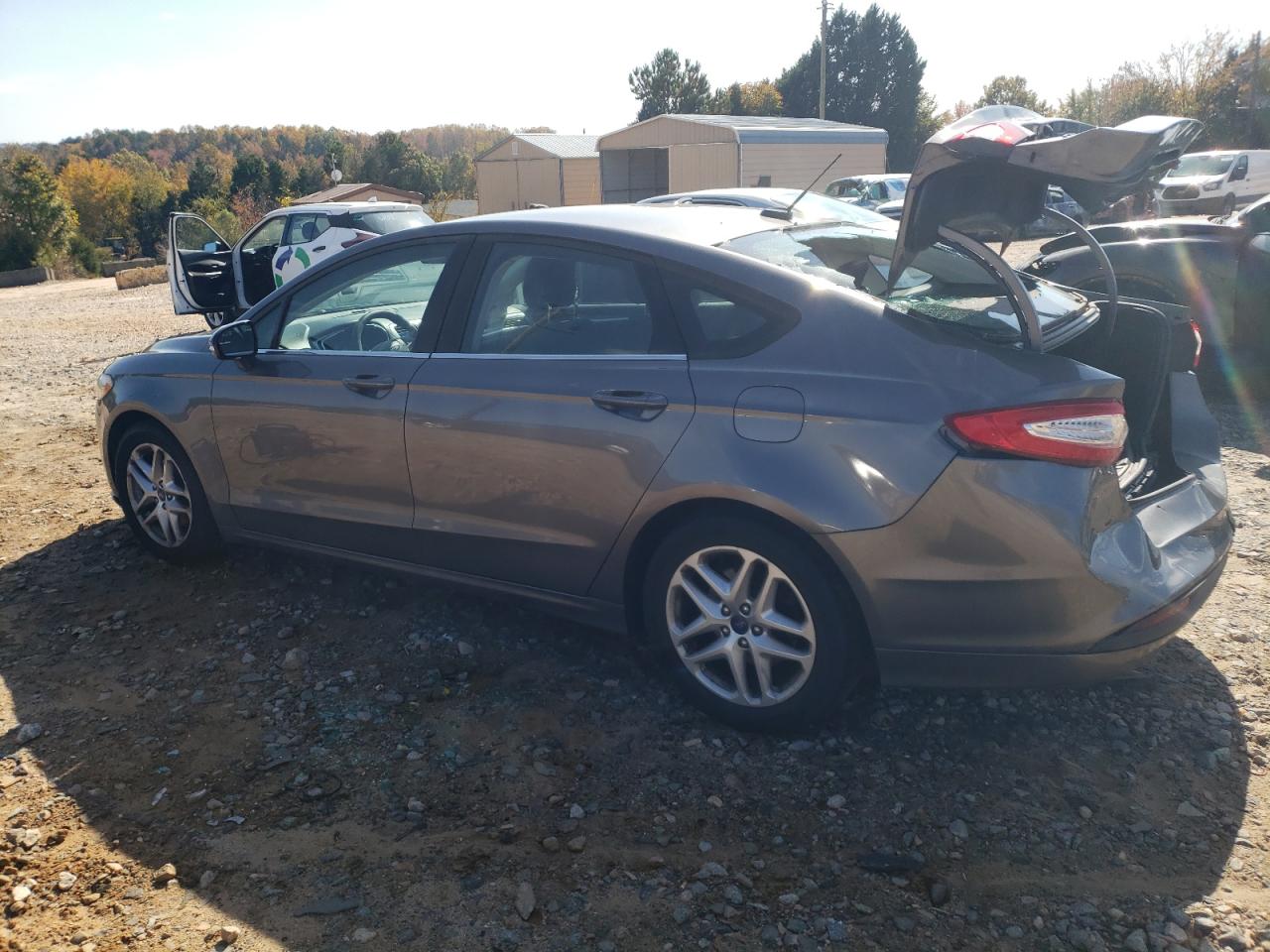 2013 Ford Fusion VIN 3FA6P0H78DR320184 Copart auction photo, rear end damage thumbnail 2