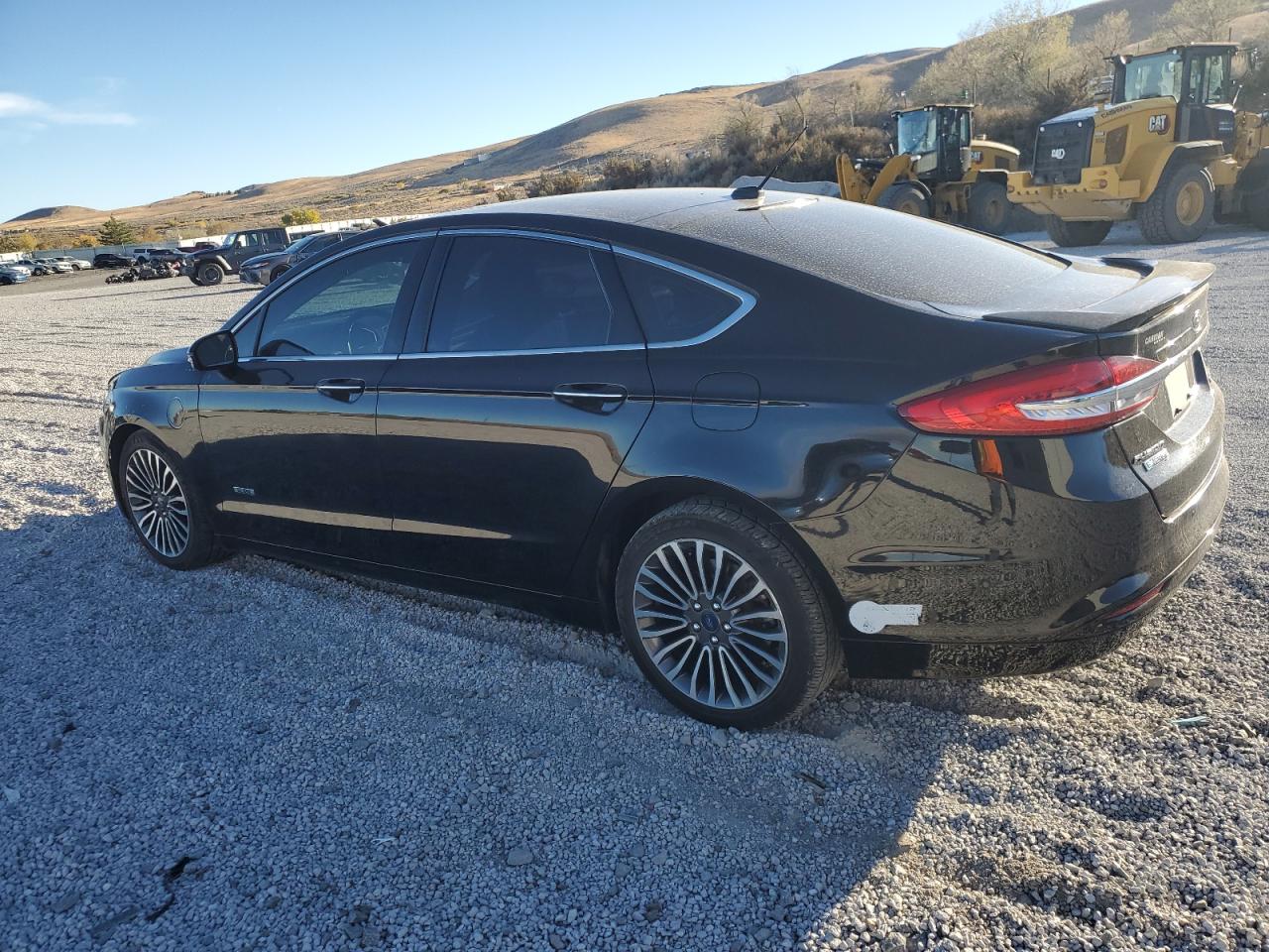 2017 Ford Fusion VIN 3FA6P0SU4HR414020 Copart auction photo, front end / side damage thumbnail 2