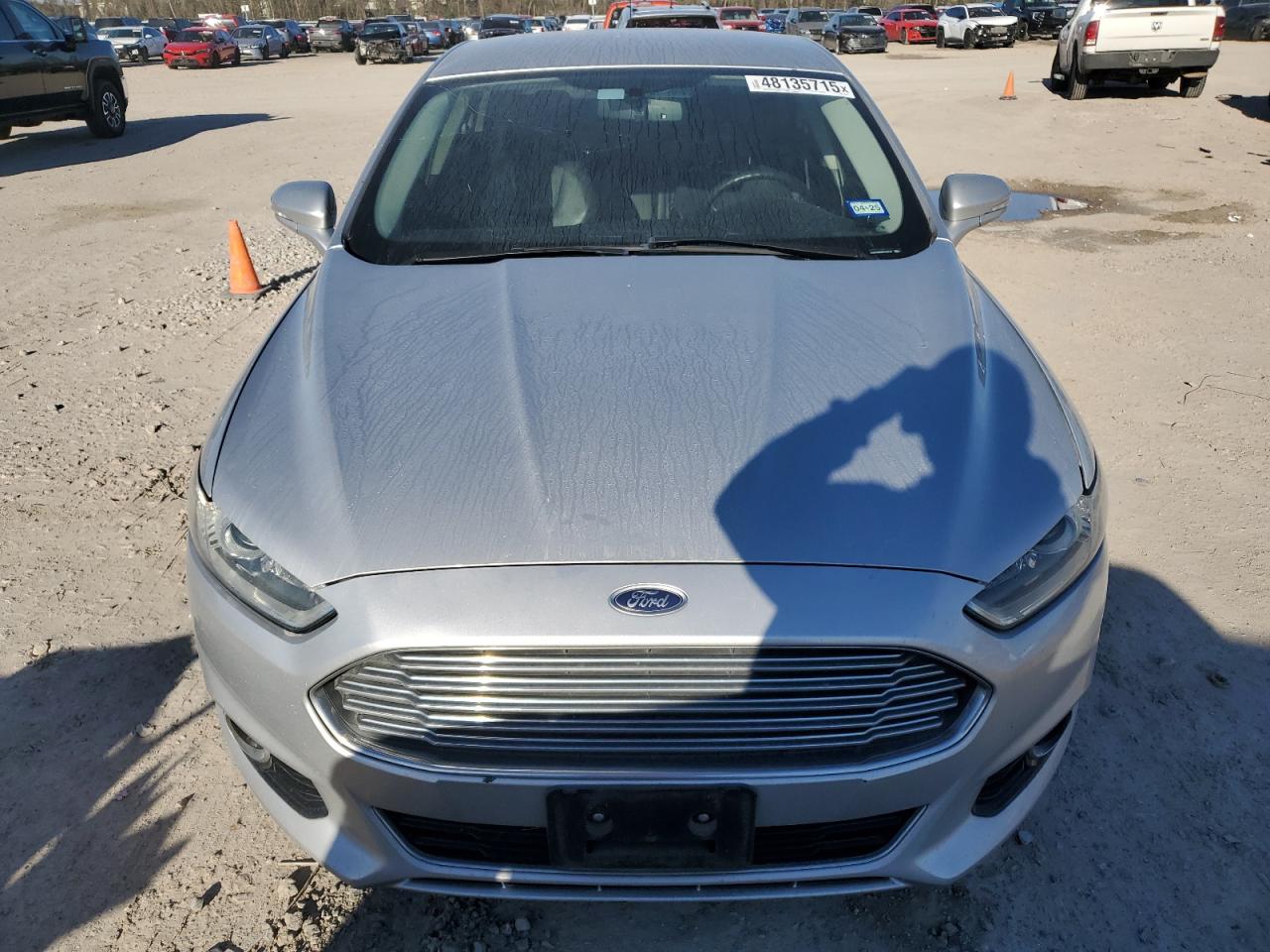 2014 Ford Fusion VIN 3FA6P0K99ER184644 Copart auction photo, rear end / side damage thumbnail 5