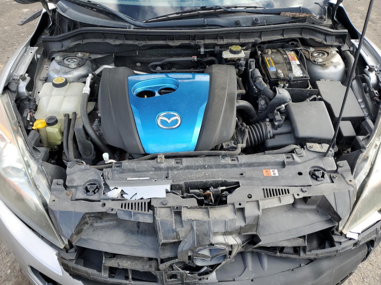 2013 Mazda 3 VIN JM1BL1UP8D1826950 Copart auction photo, front end damage thumbnail 11