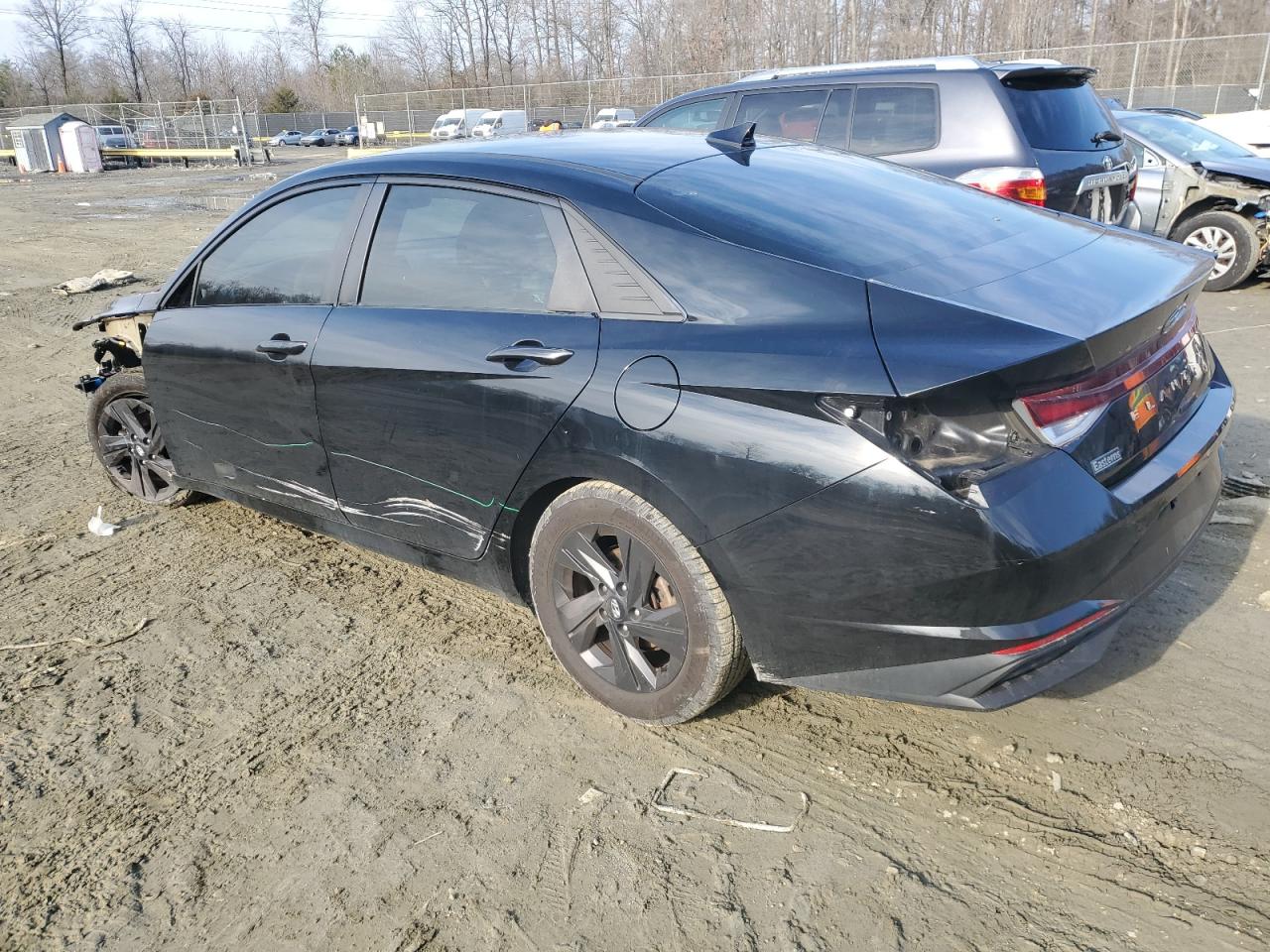 2021 Hyundai Elantra VIN KMHLM4AG8MU192072 Copart auction photo, front end / side damage thumbnail 2
